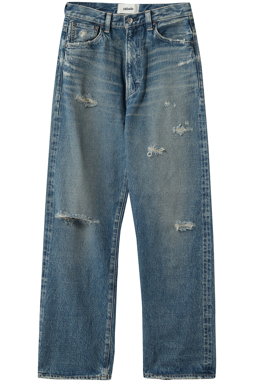 オブラダ/Obladaの1938 クラッシュデニムパンツ(ブルー/S2610DP03)