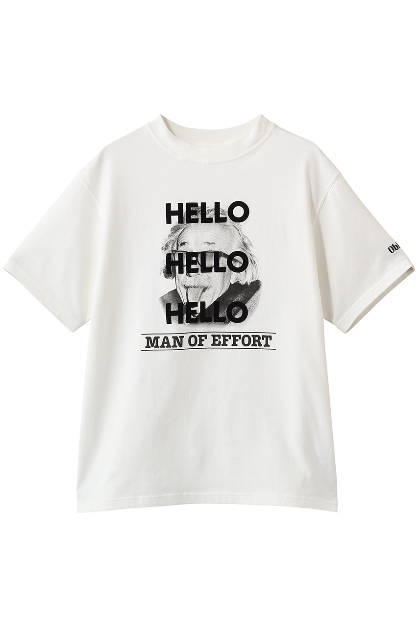 オブラダ/Obladaの【ELLE SHOP限定】MAN OF FEFFORT Tシャツ(ホワイト/S2699CU03)