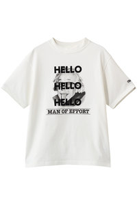 Oblada(オブラダ)｜MAN OF EFFORT Tシャツ/ホワイト の通販｜ELLESHOP