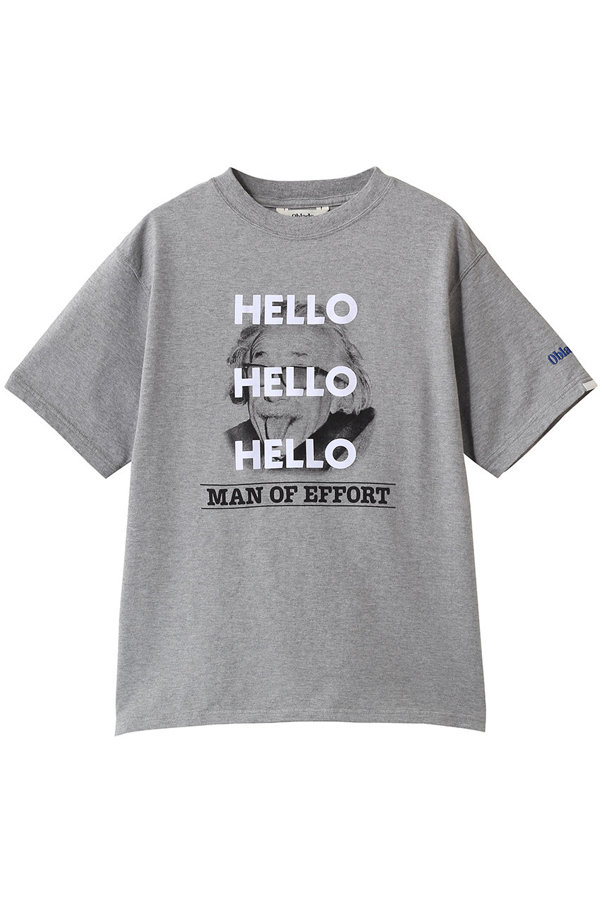 オブラダ/Obladaの【ELLE SHOP限定】MAN OF FEFFORT Tシャツ(グレー/S2699CU03)