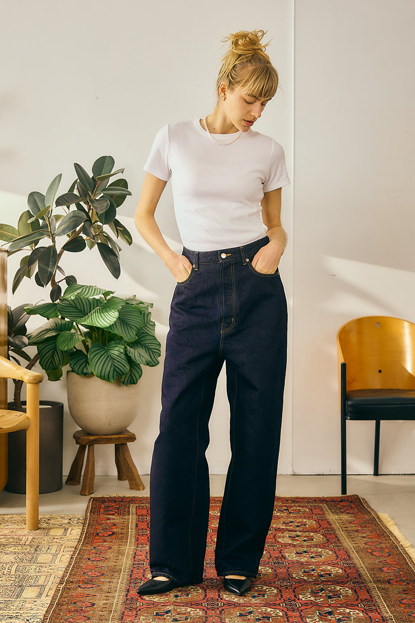 oblada （オブラダ）　ハイウェストデニム Oblada(オブラダ) SKATER JEANS