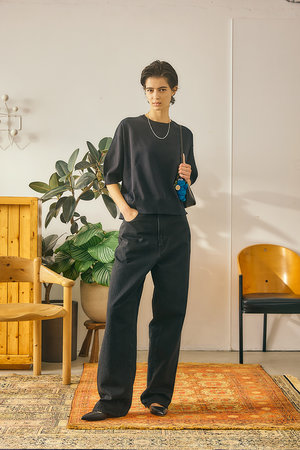 オブラダ/Obladaの【予約販売】BUDDY ジーンズ(BLACK)