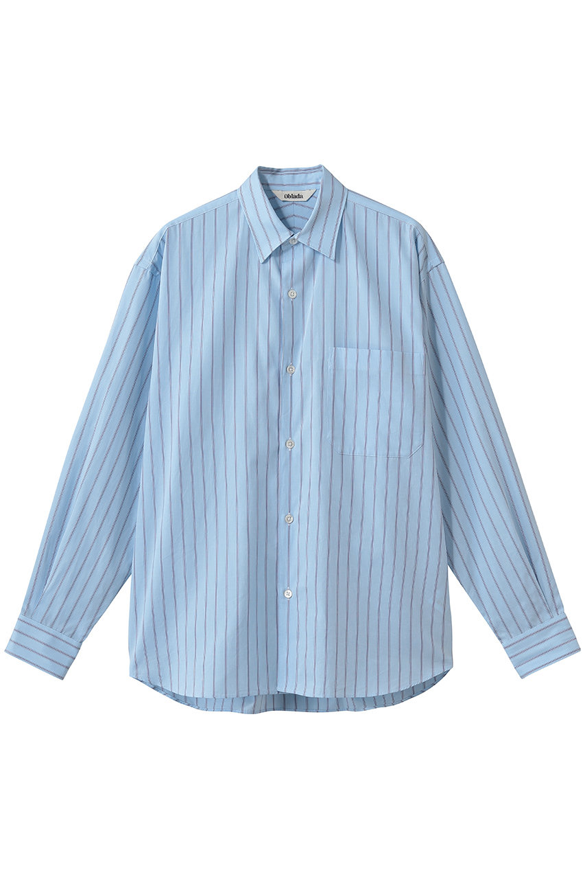 オブラダ/Obladaのストライプオーセンティックシャツ(ブルー/M2610SH08)