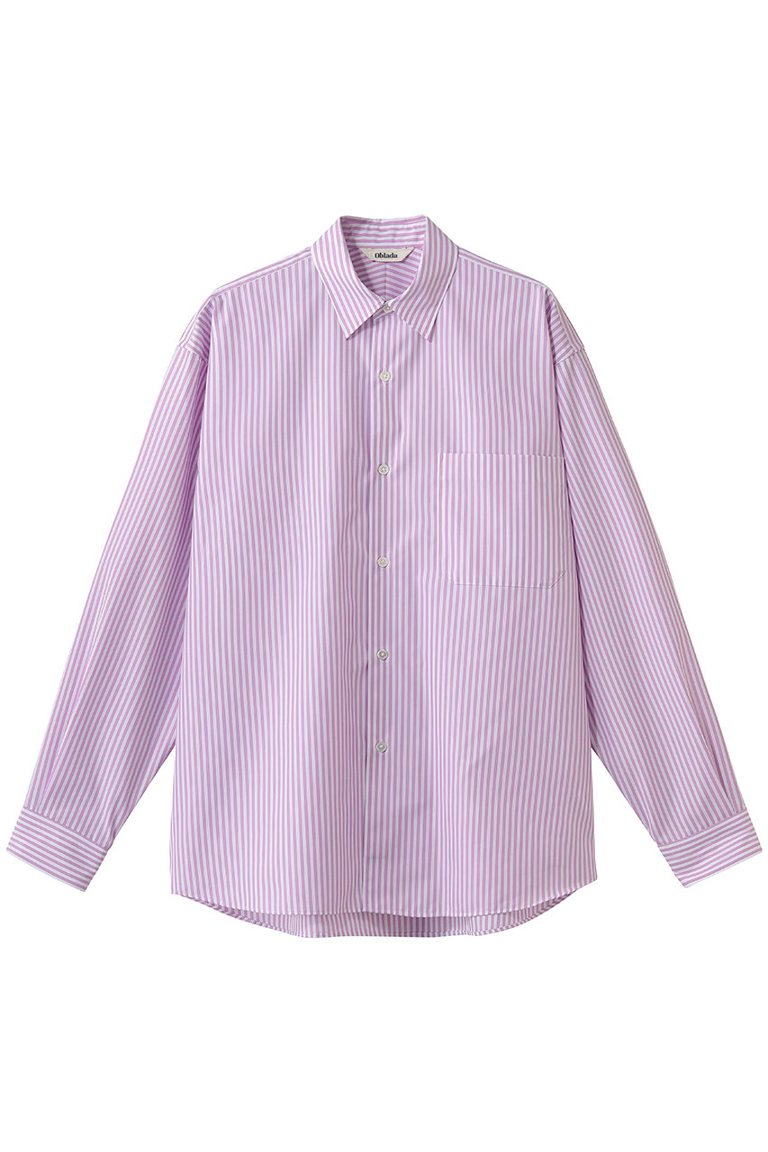 オブラダ/Obladaのストライプオーセンティックシャツ(ピンク/M2610SH08)