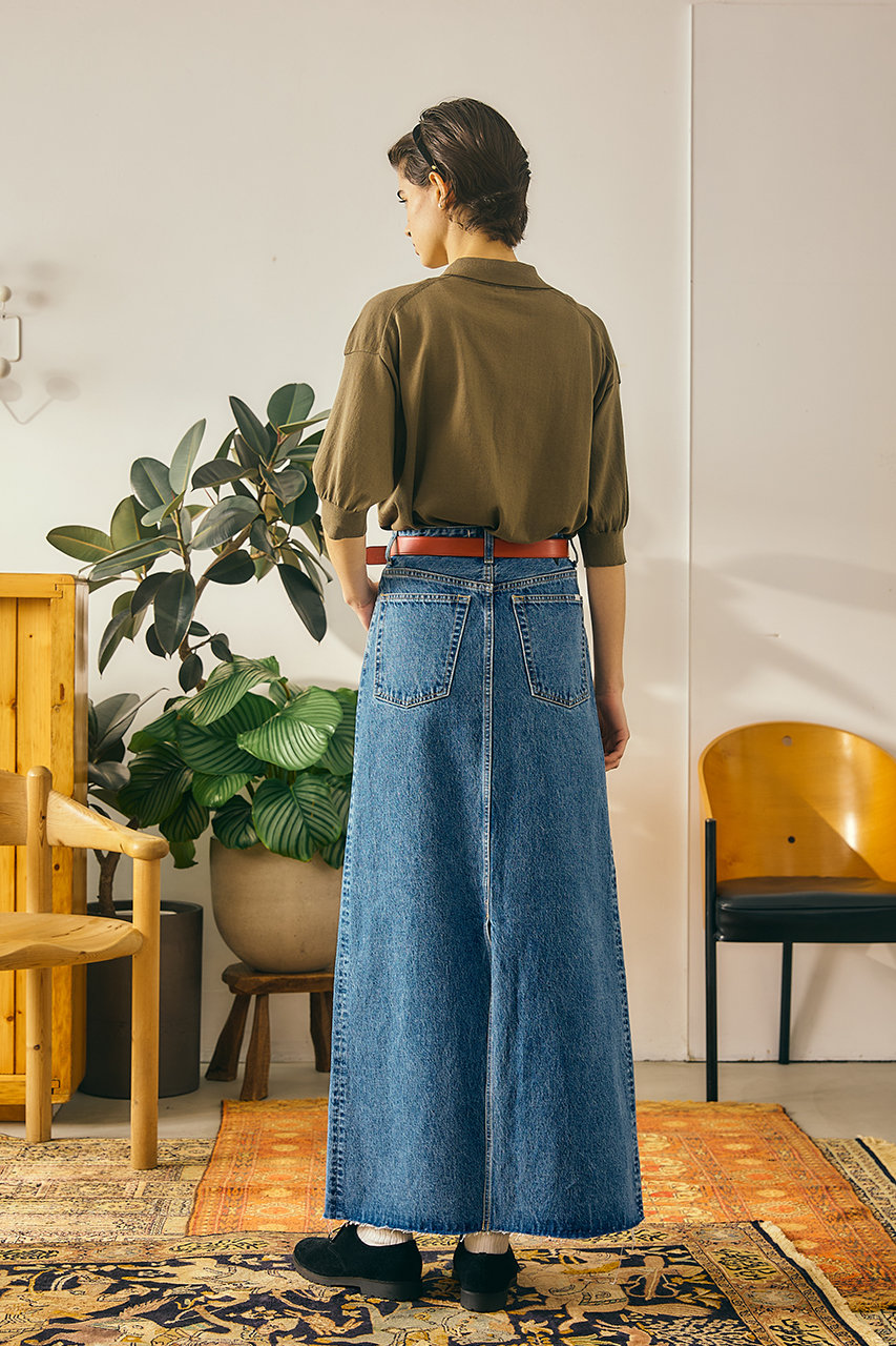 Oblada(オブラダ)｜サマーヘンリーポロニット/カーキ の通販｜ELLESHOP