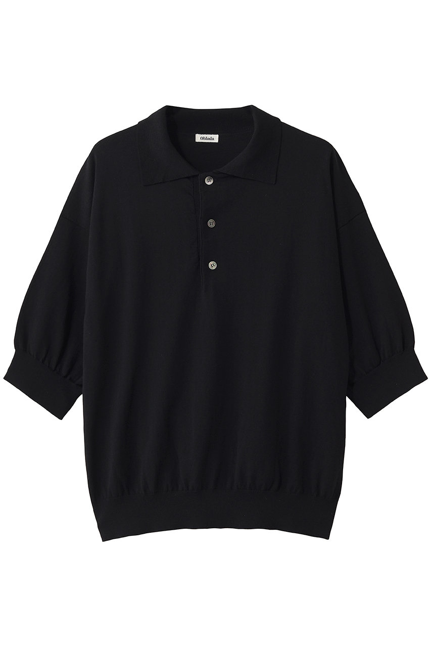 オブラダ/Obladaのサマーヘンリーポロニット(ブラック/M2610KN02)