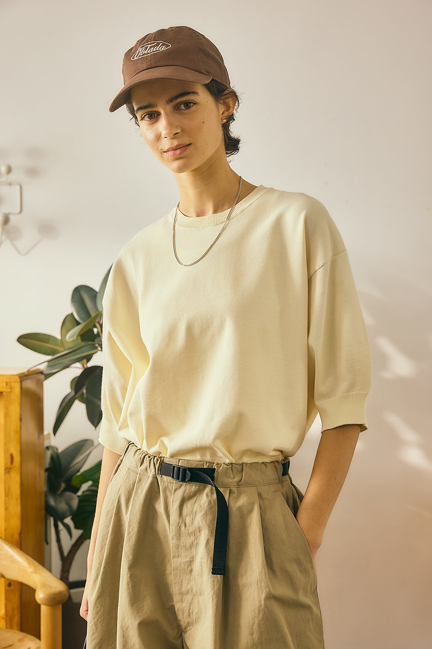 Oblada(オブラダ)｜サマーニットTEE/アイボリー の通販｜ELLESHOP