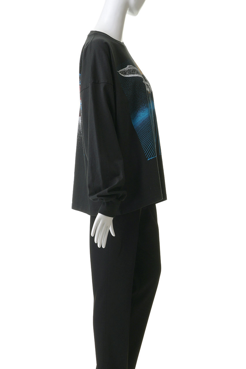 Oblada(オブラダ)｜SPACE ロングTシャツ/ブラック の通販｜ELLESHOP