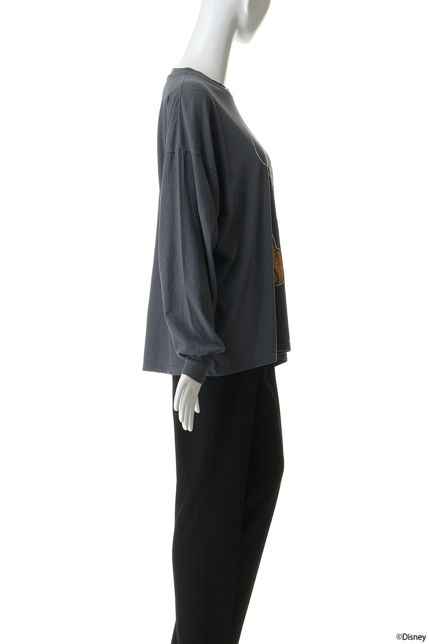 Oblada(オブラダ)｜MICKEY ロングTシャツ/ブラック の通販｜ELLESHOP