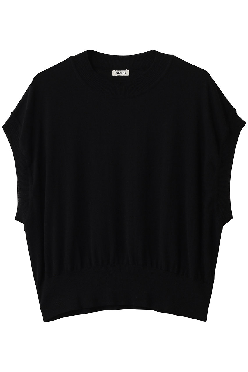 オブラダ/Obladaの【予約販売】サマーニットノースリーブ(ブラック/M2610KN01)