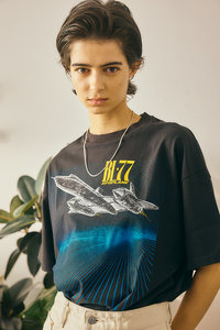 Oblada(オブラダ)｜SPACE ロングTシャツ/ブラック の通販｜ELLESHOP