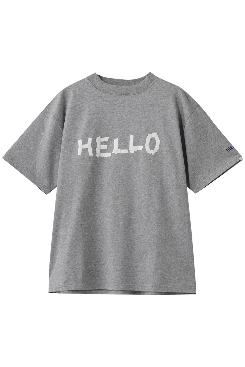 オブラダ/Obladaの【ELLE SHOP限定】HELLOコットンTAPETシャツ(グレー/M2699CU02)