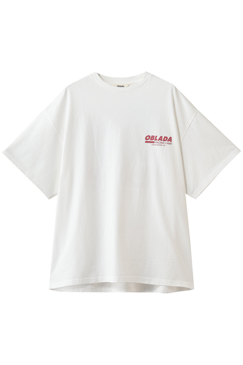 オブラダ/Obladaの【予約販売】Oblada RACING Tシャツ(【ELLE SHOP限定】ホワイト/M2610CU29)