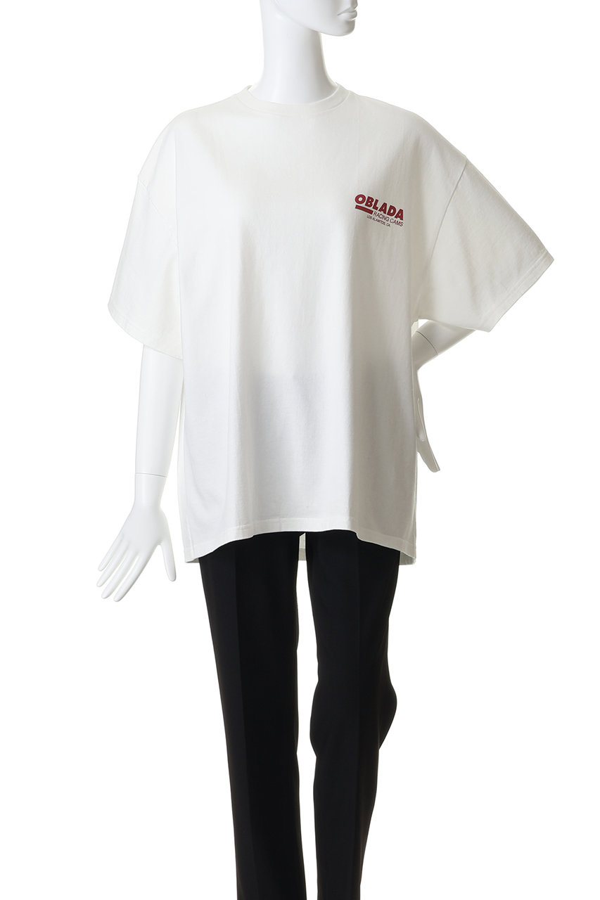 Oblada(オブラダ)｜Oblada RACING Tシャツ/【ELLE SHOP限定】ホワイト