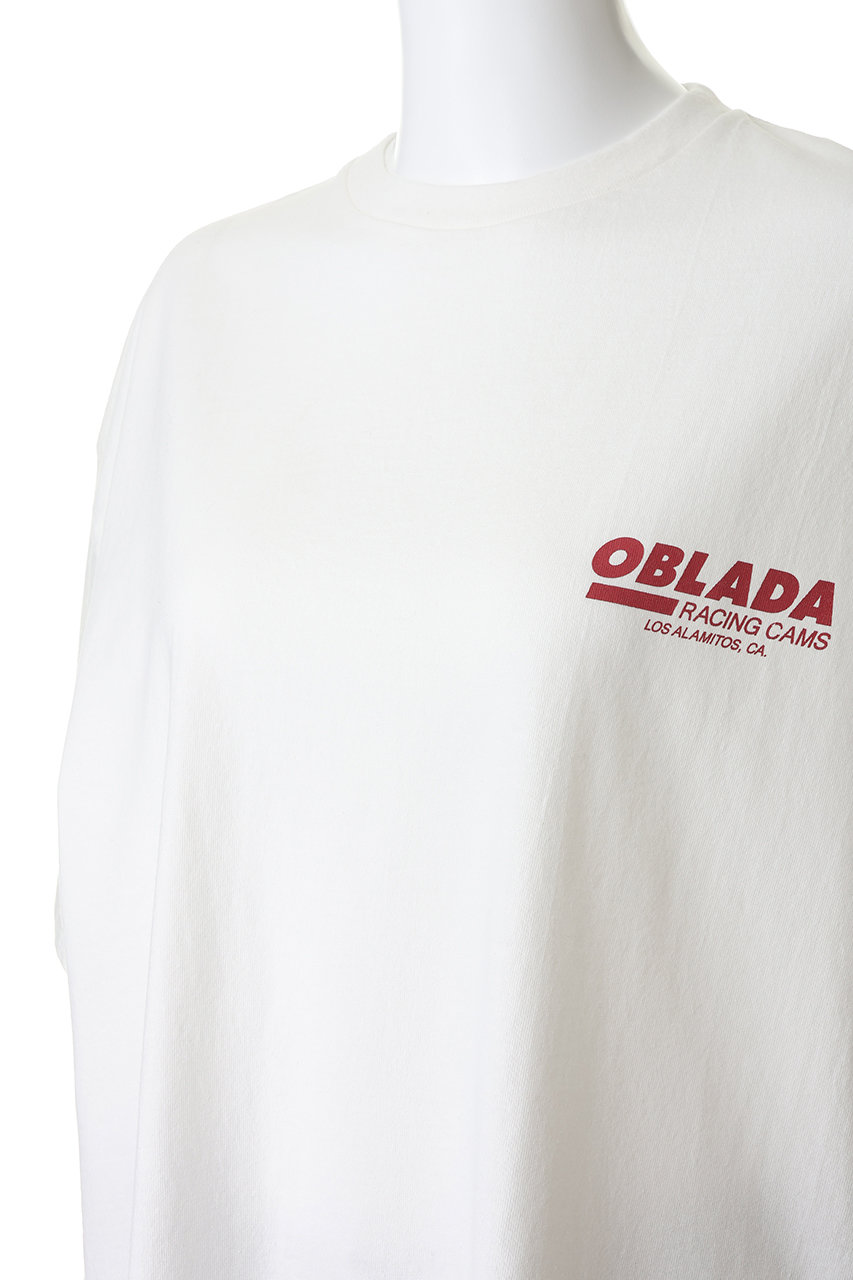 Oblada(オブラダ)｜Oblada RACING Tシャツ/【ELLE SHOP限定】ホワイト