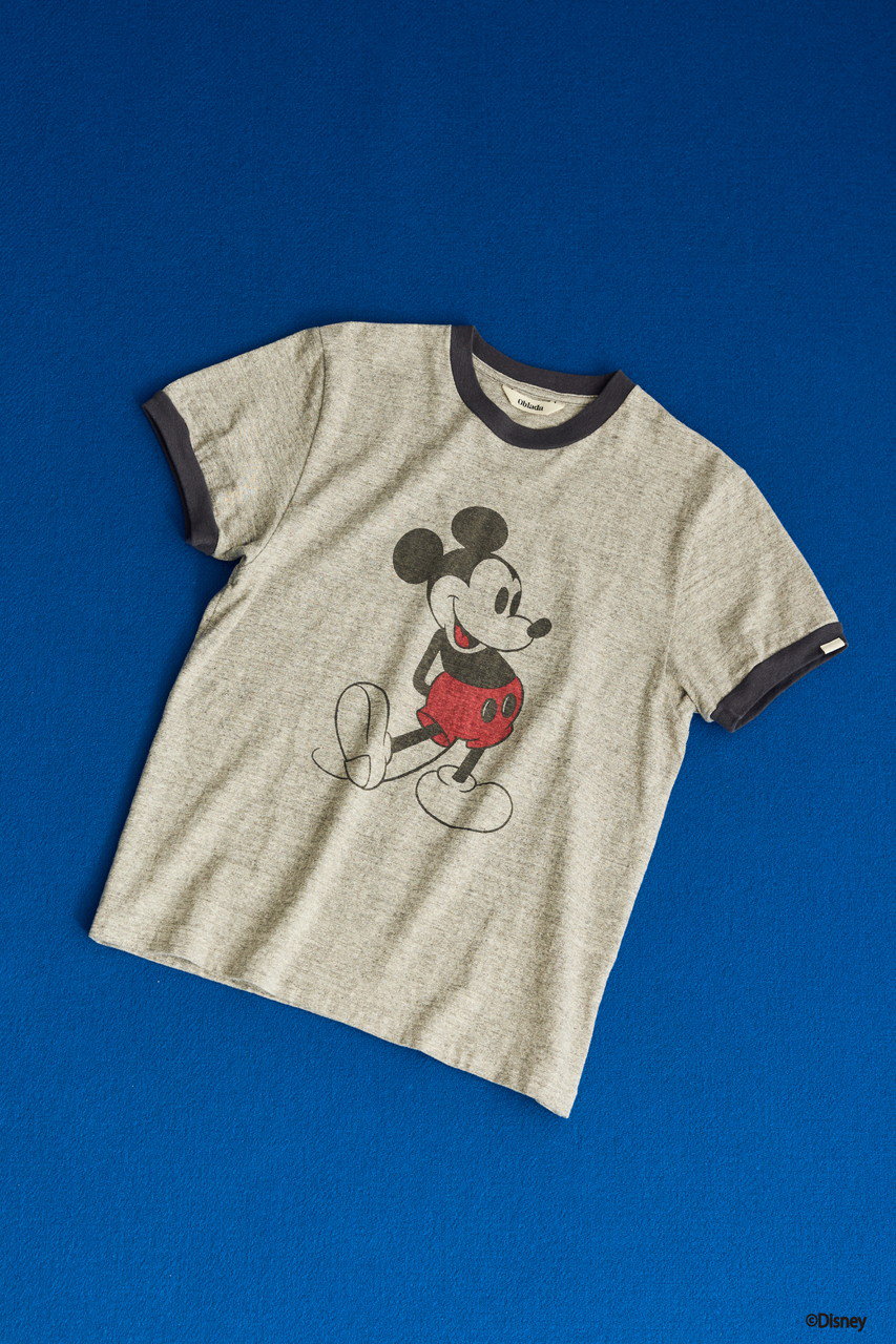 Oblada(オブラダ)｜MICKEY Tシャツ/グレー の通販｜ELLESHOP・(エル