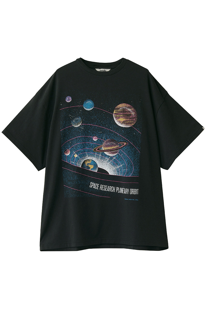 オブラダ/ObladaのPLANET Tシャツ(ブラック/F2610CU11)
