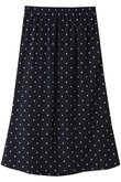 Oblada(オブラダ)｜ドットイージースカート/ネイビー の通販｜ELLESHOP