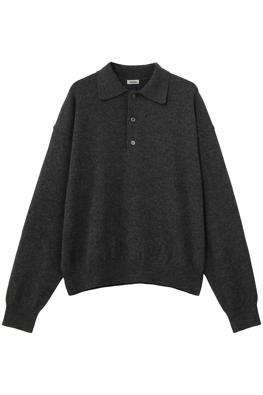 Oblada ヘンリーポロニット (チャコールグレー, F) オブラダ ELLE SHOP