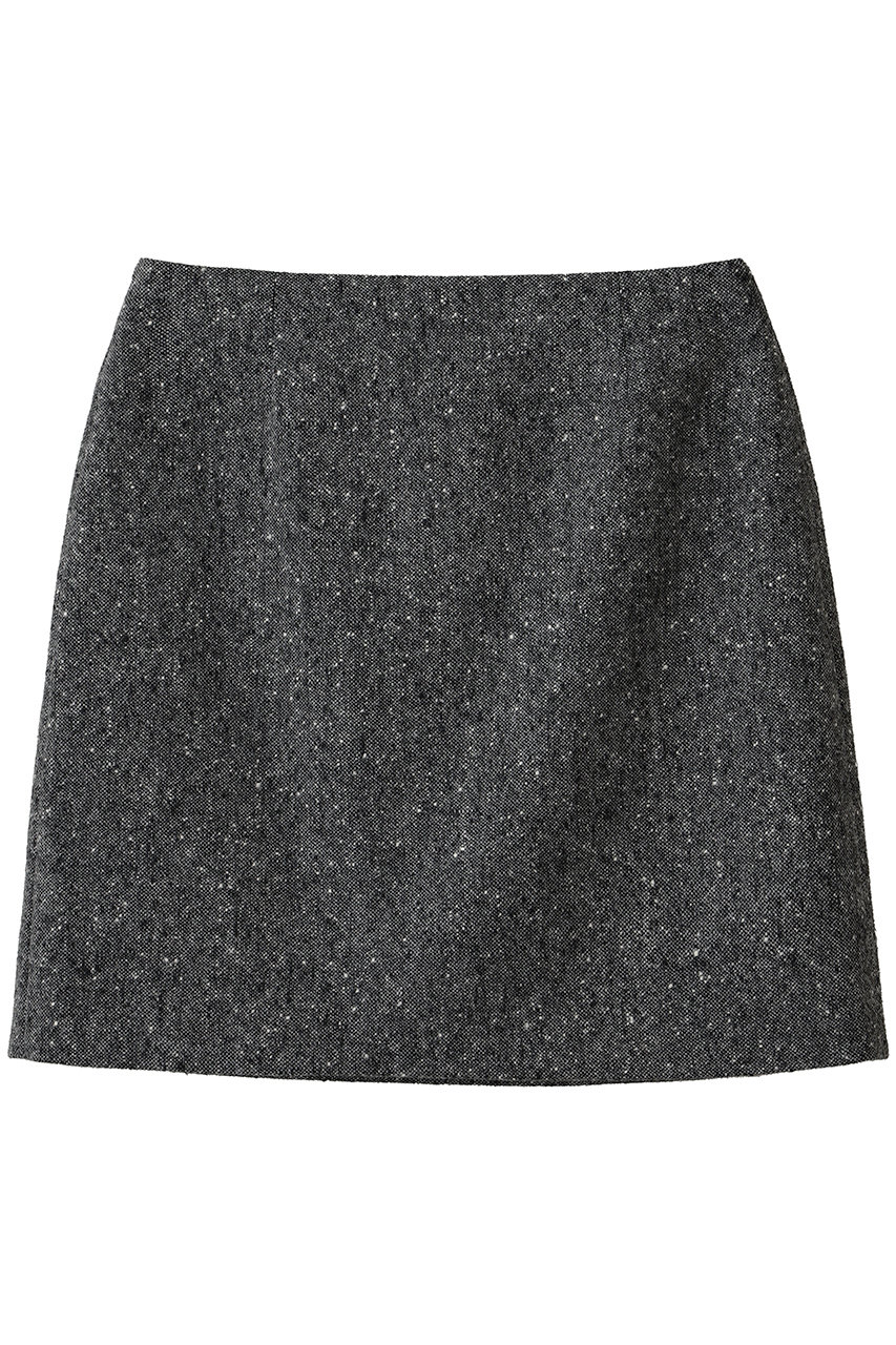 Oblada ALFRED ミニスカート（HOMESPUN） (ブラック, S) オブラダ ELLE SHOP