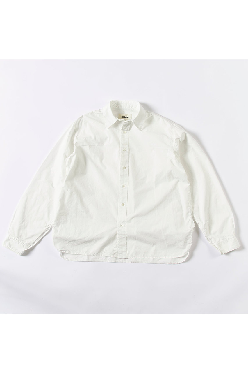 Oblada ALFRED カラーシャツ (ホワイト, FREE) オブラダ ELLE SHOP Oblada ALFRED カラーシャツ (ホワイト, FREE) オブラダ ELLE SHOP