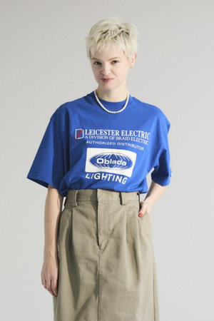 oblada♡オブラダ　Tシャツ CINCH セレクト CINCH OBLADA オブラダ エレクトリックTシャツ 白