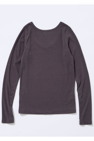 オブラダ/ObladaのピュアシルクロングスリーブTシャツ(110100/110103)