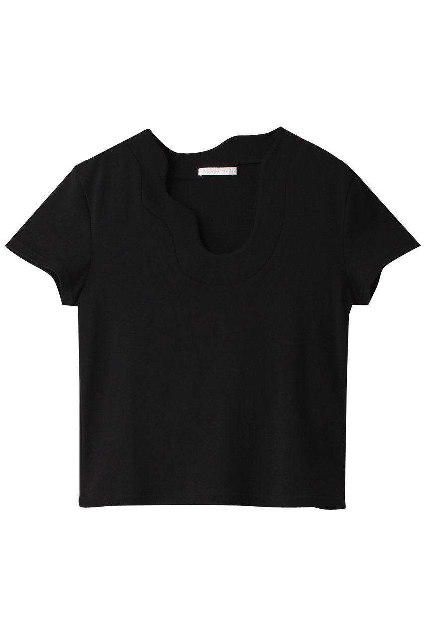 カナコ サカイ/KANAKO SAKAIのオーガニックコットン Tシャツ(ブラック/KS2401091)