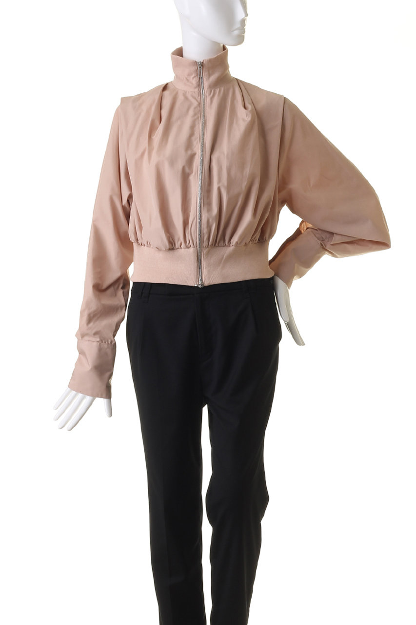 KANAKO SAKAI(カナコ サカイ)｜COTTON ZIP-UP シャツ/ピンク の