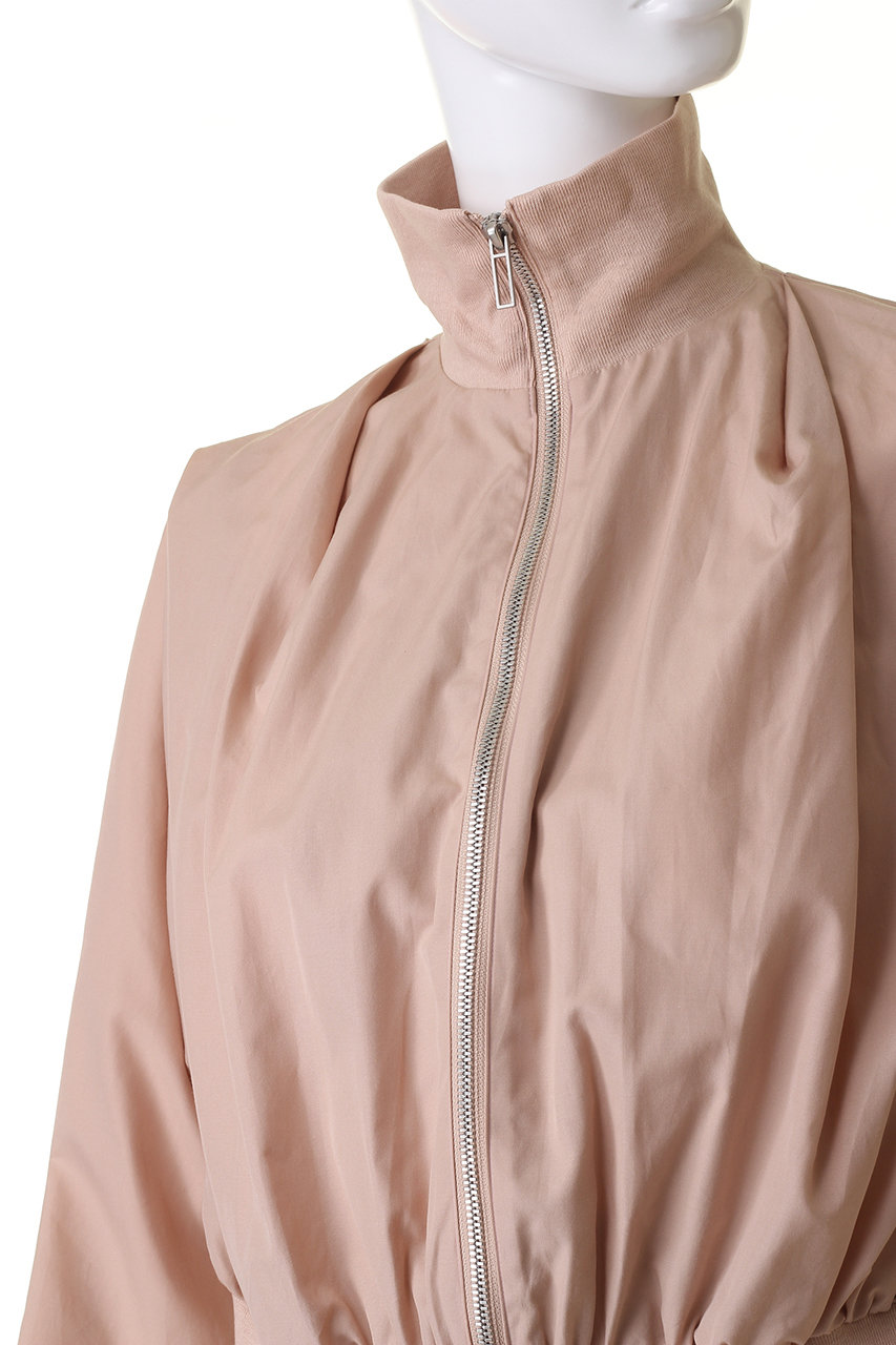 KANAKO SAKAI(カナコ サカイ)｜COTTON ZIP-UP シャツ/ピンク の
