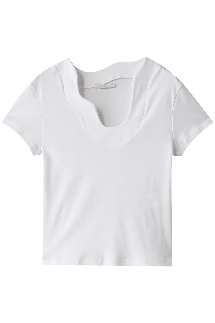 KANAKO SAKAI オーガニックコットンTシャツ (ホワイト, 36(M)) カナコ サカイ ELLE SHOP KANAKO SAKAI オーガニックコットンTシャツ (ホワイト, 36(M)) カナコ サカイ ELLE SHOP