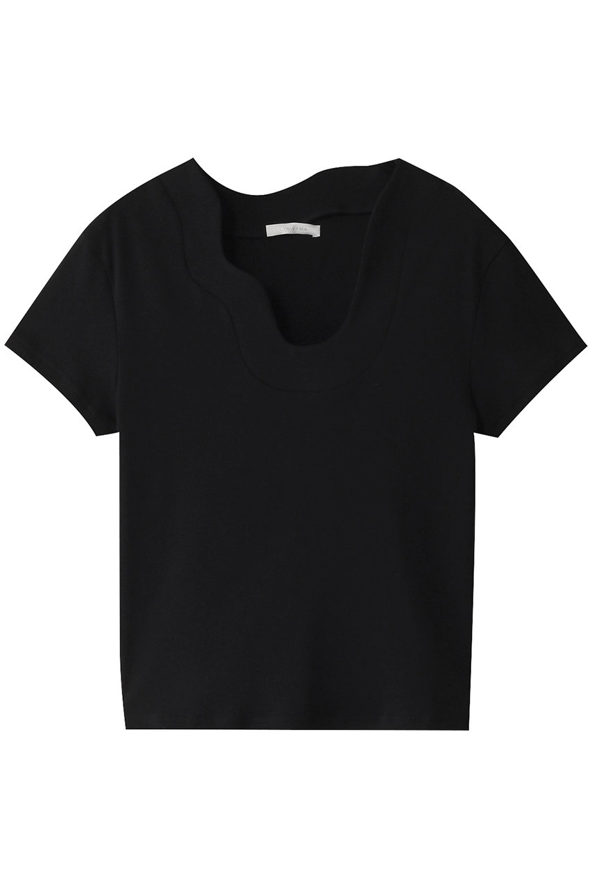 KANAKO SAKAI オーガニックコットンTシャツ (ブラック, 36(M)) カナコ サカイ ELLE SHOP KANAKO SAKAI オーガニックコットンTシャツ (ブラック, 36(M)) カナコ サカイ ELLE SHOP
