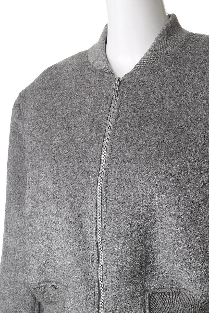 KANAKO SAKAI(カナコ サカイ)｜VELVET ウール MA-1/グレー の通販