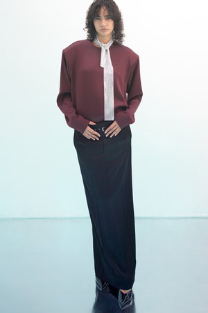 【新品】KANAKO SAKAI ベルベットスカート スカート SATIN LONG SKIRT KS2502074