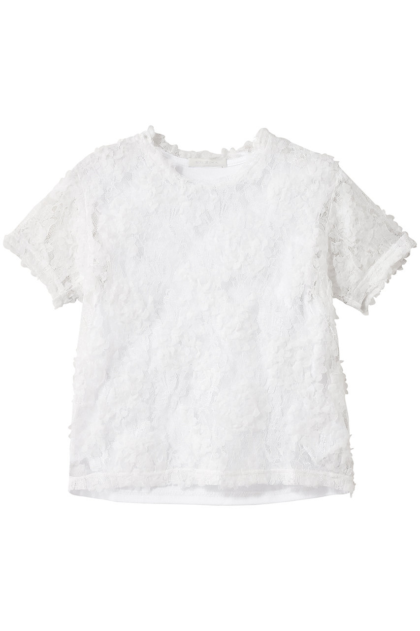 KANAKO SAKAI LACE Tシャツ (ホワイト, 36(M)) カナコ サカイ ELLE SHOP KANAKO SAKAI LACE Tシャツ (ホワイト, 36(M)) カナコ サカイ ELLE SHOP