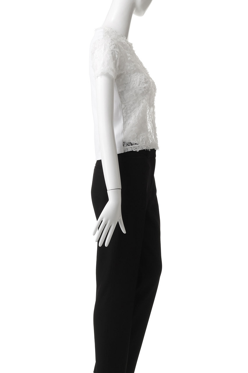 KANAKO SAKAI(カナコ サカイ)｜LACE Tシャツ/ホワイト の通販