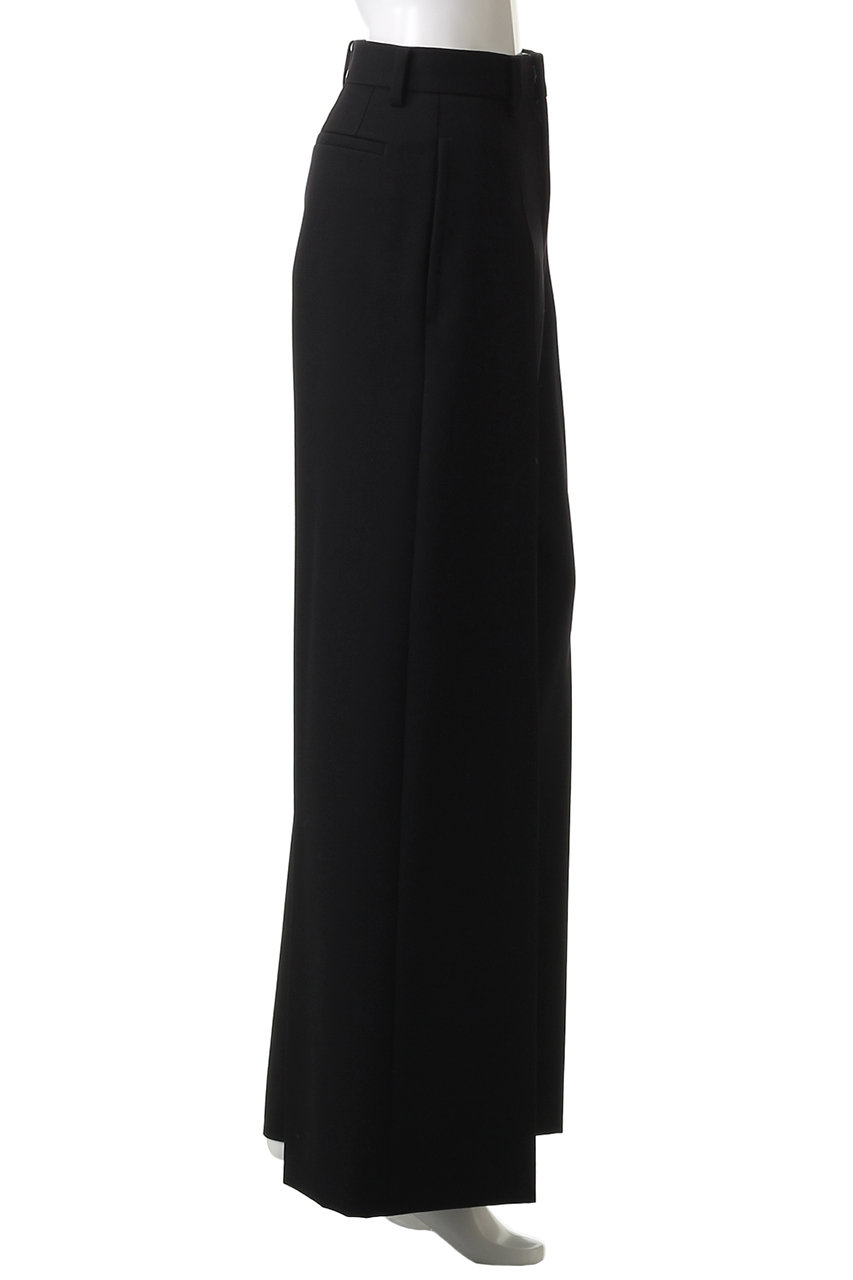 KANAKO SAKAI(カナコ サカイ)｜WOOL ワイド パンツ JPサイズ/ブラック