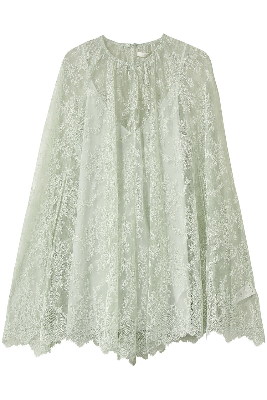 カナコ サカイ/KANAKO SAKAIのレース ケープ(ライトグリーン/KS2601032)