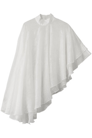 カナコ サカイ/KANAKO SAKAIのシアー ジャカード レイヤード ケープ(110400/110403)