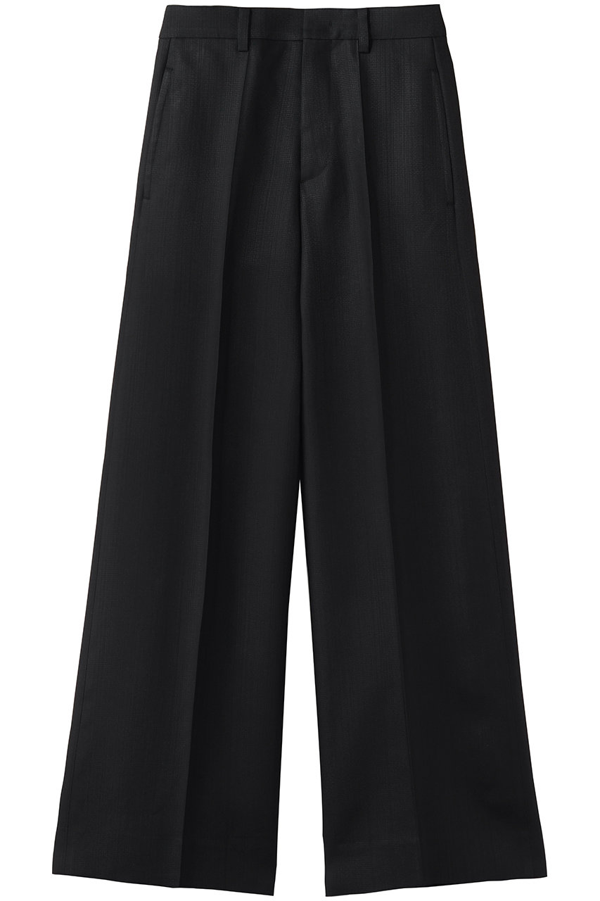 カナコ サカイ/KANAKO SAKAIのビスコース ワイド トラウザー(ブラック/KS2601063)