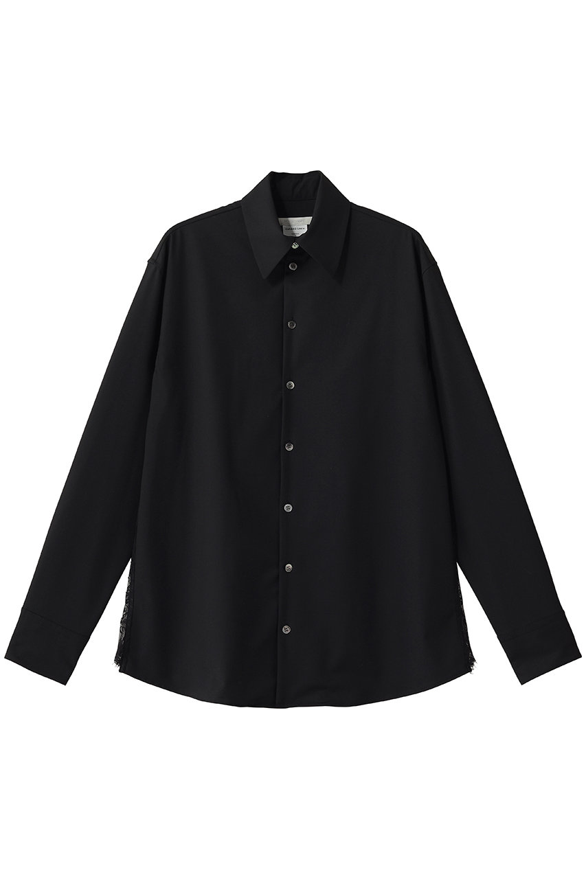 カナコ サカイ/KANAKO SAKAIのレースバック パネル シャツ(ブラック/KS2602044)