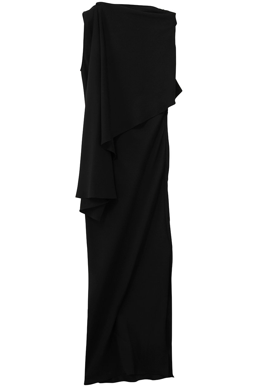 KANAKO SAKAI SCARF-DETAILED ドレス (ブラック, 36(M)) カナコサカイ ELLE SHOP
