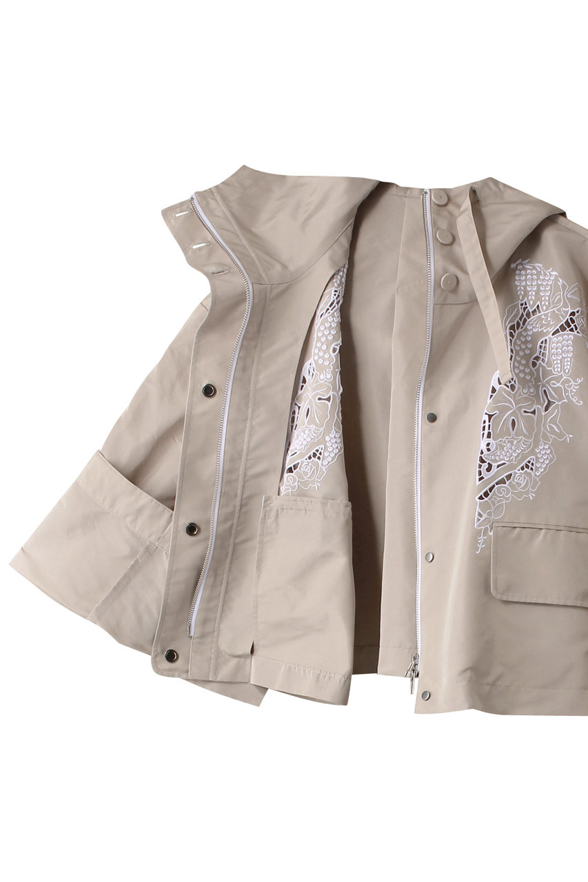 TELMA(テルマ)｜エンブロイダード ブルゾン/アイボリー の通販  