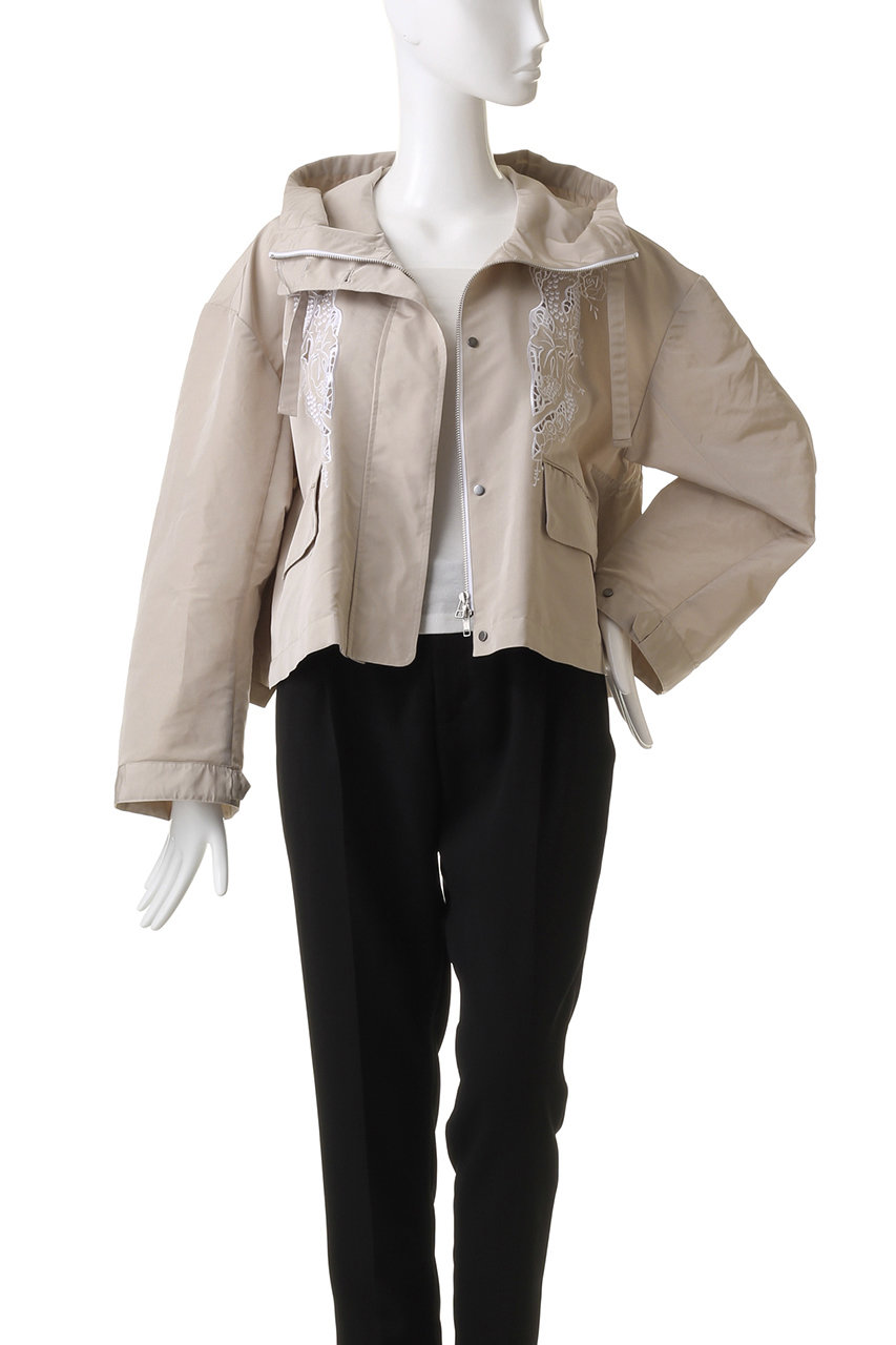 TELMA(テルマ)｜エンブロイダード ブルゾン/アイボリー の通販  