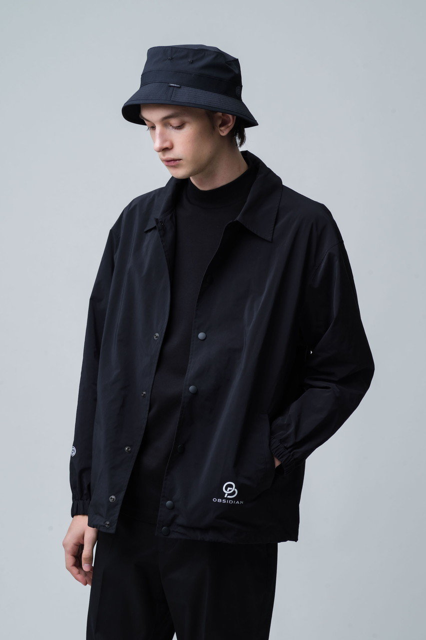 OBSIDIAN/オブシディアン COACH JKT コーチジャケット ブラック OBSIDIAN(オブシディアン)｜【MEN】COACH JKT/ブラック の通販