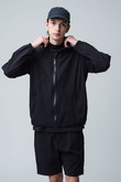 【MEN】DOUBLE KNIT JERSY BLOUSON オブシディアン/OBSIDIAN