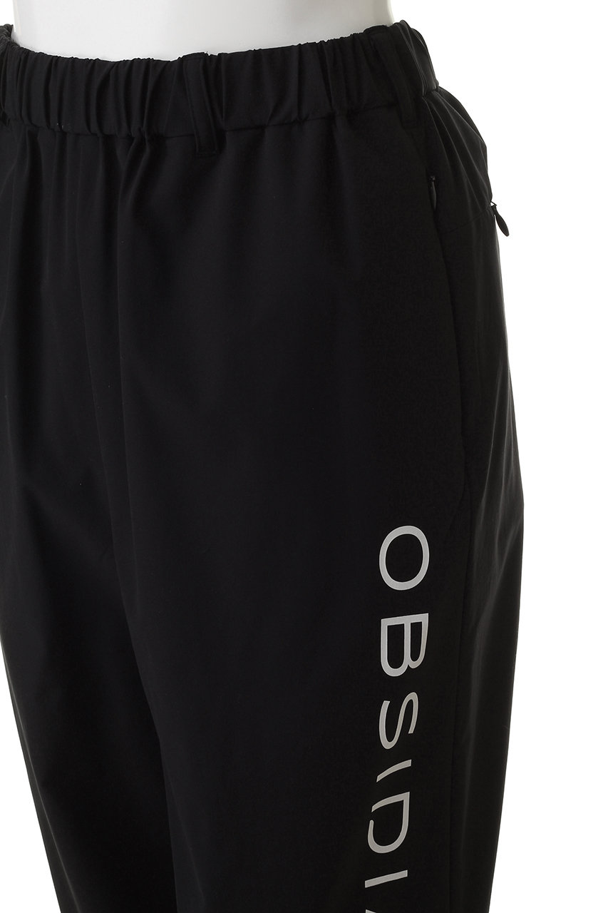 OBSIDIAN(オブシディアン)｜4WAY STRETCH TAFFETA EASY PANTS/ブラック