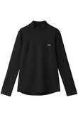 CURSIVE EMBROIDERY HIGHNECK LONGSLEEVE オブシディアン/OBSIDIAN