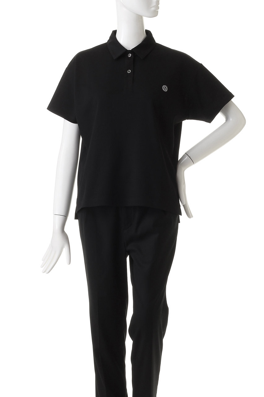 OBSIDIAN/オブシディアンBIG POLO SHIRT OBSIDIAN(オブシディアン)｜BIG POLO SHIRT/ブラック の通販｜ELLESHOP