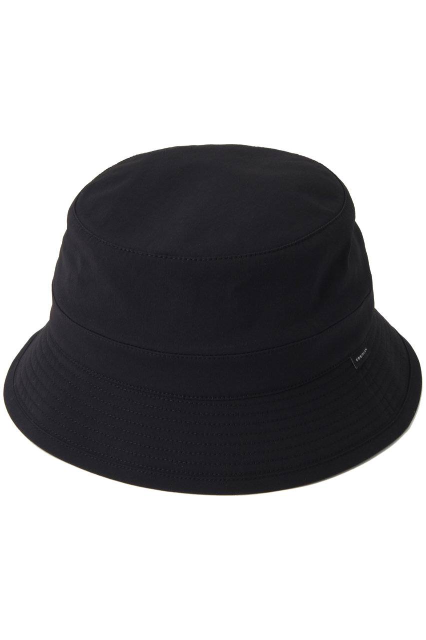 ＜ELLE SHOP＞ OBSIDIAN 【UNISEX】LIMONTA NYLON BUCKET HAT (ブラック F) オブシディアン ELLE SHOP画像